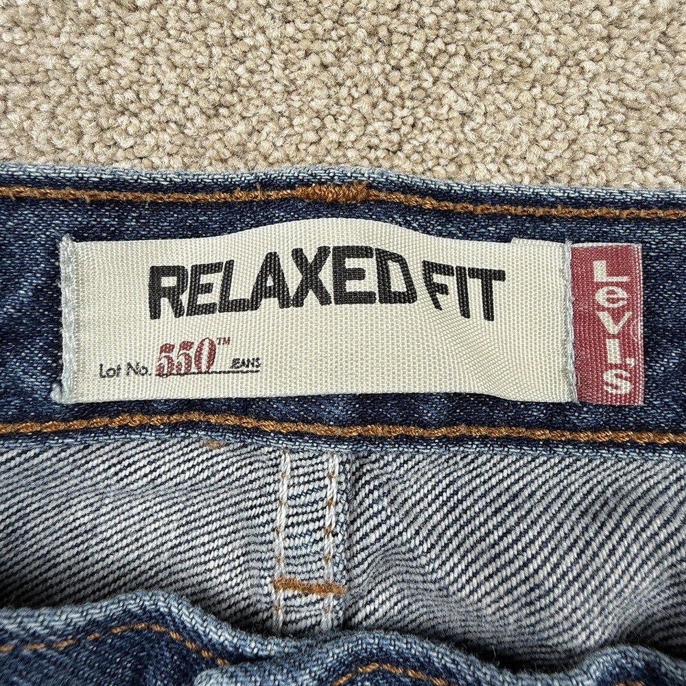 Levi's 550‎ Men's 36x34 Relaxed Fit Jeans Blue - Picture 5 of 11